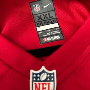 Nike Red NFL On Field Jersey XXL